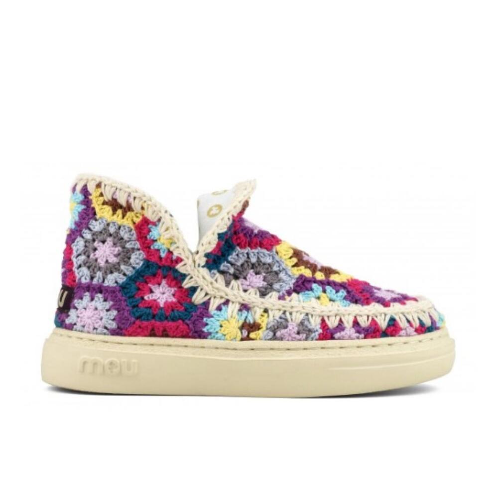 NEW MOU women's bold eskimo sneakers in multi